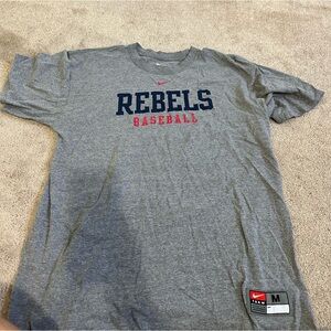 ole miss rebels baseball tee
